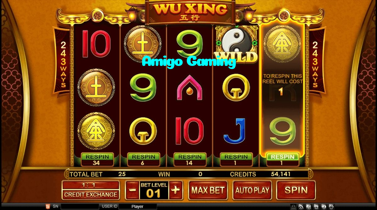 Amigo Gaming casino presented on mobile device in Pakistan with slots and live games